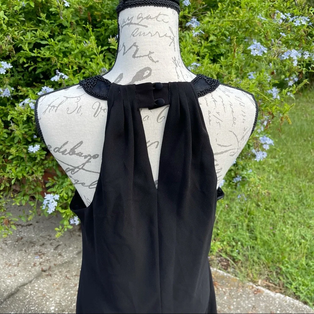 Donna Morgan Black Sleeveless Dress size 16 - Picture 2 of 8